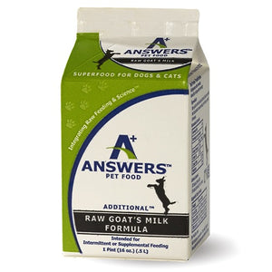 ANSWERS Raw Goat's Milk