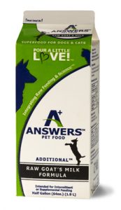 ANSWERS Raw Goat's Milk