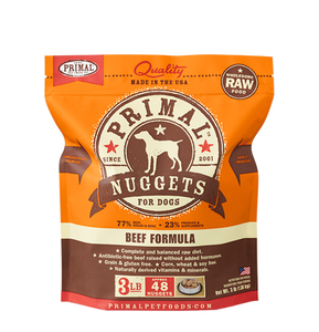 Primal Raw Frozen Nuggets 3 lb