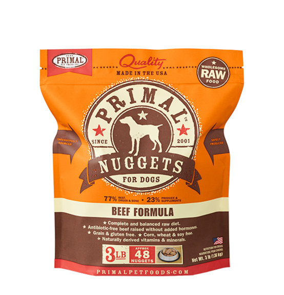 Primal Raw Frozen Nuggets 3 lb